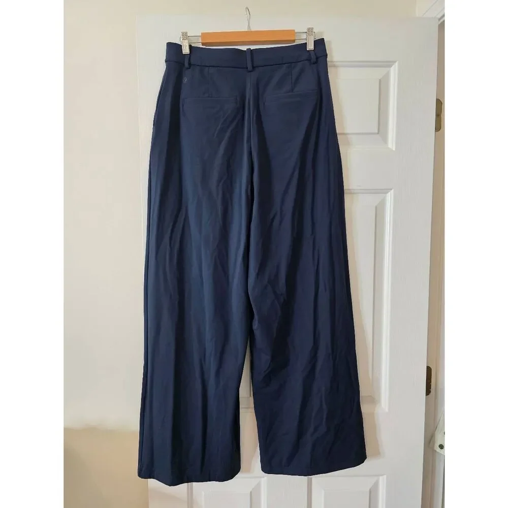 Lululemon Women's Navy Wide-Leg Pants L - Picture 6 of 8